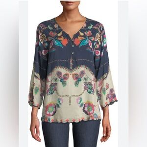 Johnny Was Zahra 3/4-Sleeve Tunic